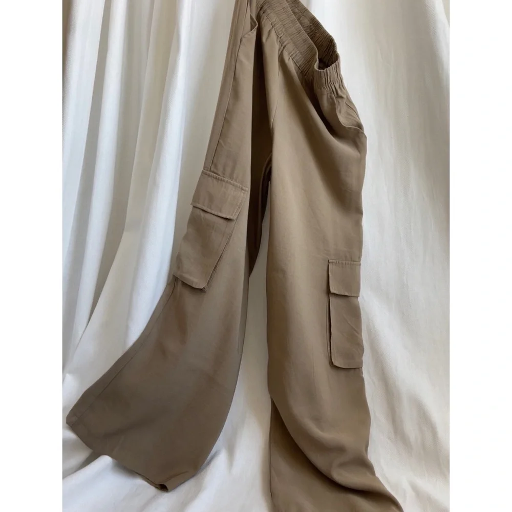 FRANKIE CARGO PANTS — In Khaki - Picture 9 of 9
